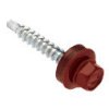 Šroub samovrtný s podložkou EPDM pro kotvení střešního plechu k dřevěnému podkladu, RAL, 4,8x35 mm