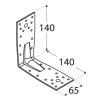 KP5 úhelník s prolisem 140x140x65 mm