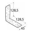 KP9 úhelník s prolisem 128,5x128,5x45 mm