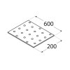PP27 spojovací deska 200x600 mm