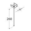 PD260/50 podpěra hřebenových latí 50x260 mm