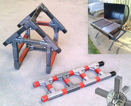 Jednoduché a rychlé spojování jeklů profilu 25x25 mm