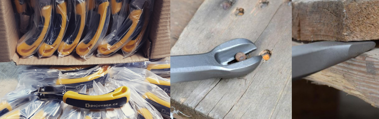 Vytahováky spon a hřebíků