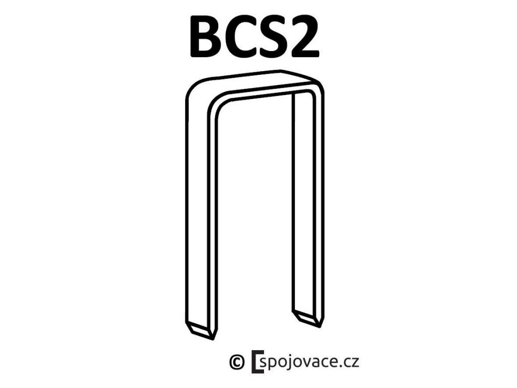 Spony Bostitch BCS2, délka 19 mm