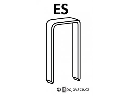 Spony Prebena ES, dĺžka 15 mm