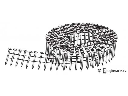 Kroucené (šroubové) hřebíky typ FAC ve svitku (2,5), délka 55 mm