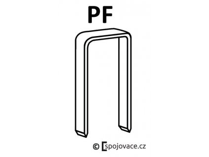 Spony Prebena PF, dĺžka 6 mm