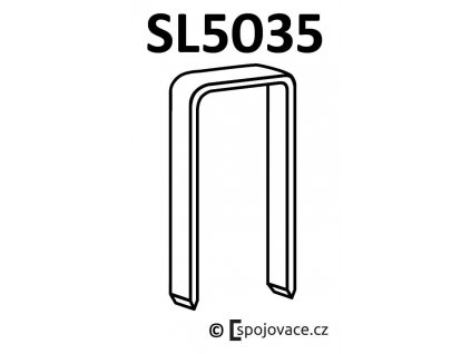 Spony Bostitch SL5035, délka 15 mm