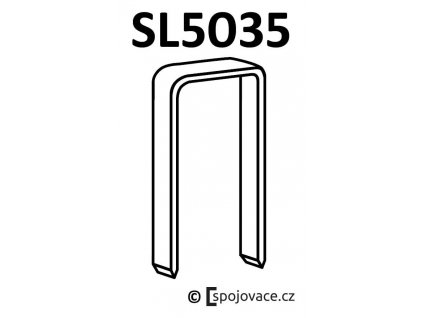 Spony Bostitch SL5035, délka 25 mm