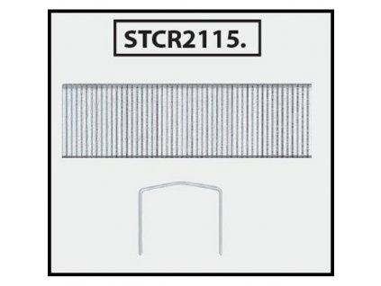 Nerezové spony STCR2115 pre sponkovačku B8P, dĺžka 6 mm