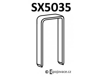 Spony Bostitch SX5035, délka 30 mm