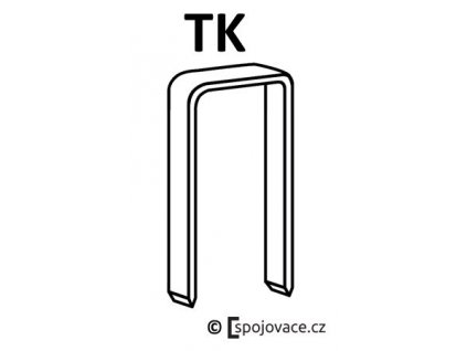 Spony Prebena TK, dĺžka 8 mm