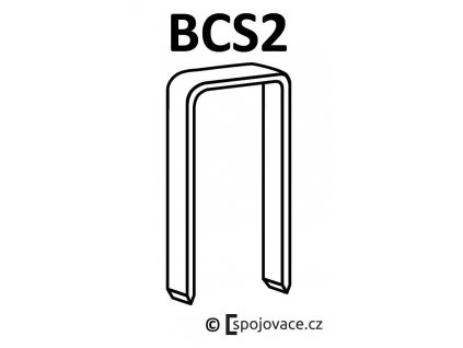 Spony Bostitch BCS2, délka 25 mm