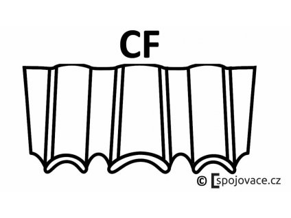 Vlnovce Bostitch CF, dĺžka 13 mm