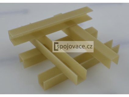 Plastové spony typ 13PL, délka 14 mm, Spojovače