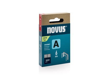 Spony Novus A, délka 6 mm, 1.800 ks