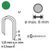 Spony Novus "L", dĺžka 14 mm, ostrý strih, 840 ks