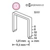 Spony Novus D typ 53F, délka 10 mm, 600 ks