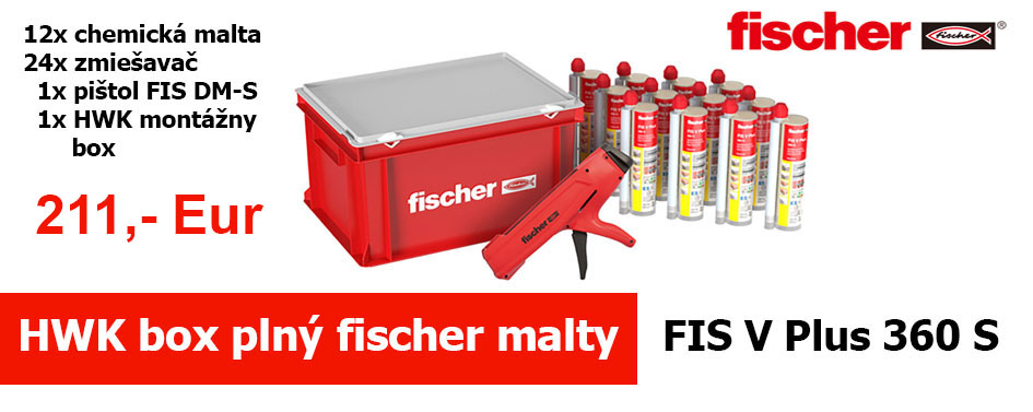fischer Hwk box akcia chemicka malta fis v 360 plus