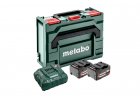 metabo 2x Li 4,0 Ah Basic Set