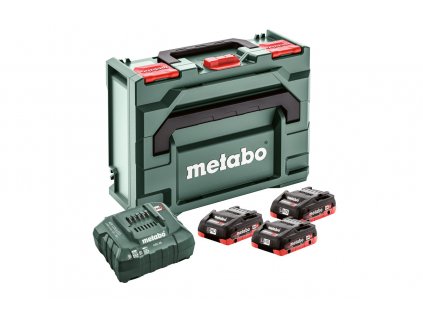 metabo basic set 3 x LiHD 4,0 Ah PIR spojovaci material