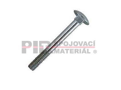 DIN 603 ZN - M10,0x 40 ZN vratová skrutka