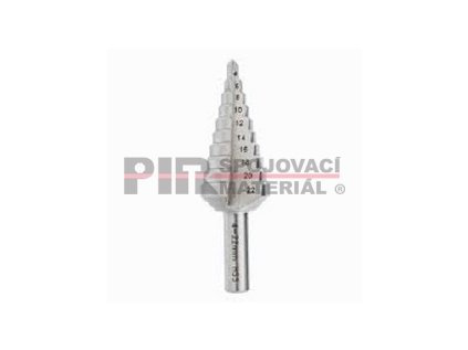 Stupňovitý vrták HSS VS0 - priemer 4,0 - 12,0 mm