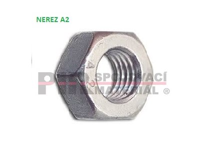 DIN 934 A2 - M30 A2 nerez matica šesťhranná