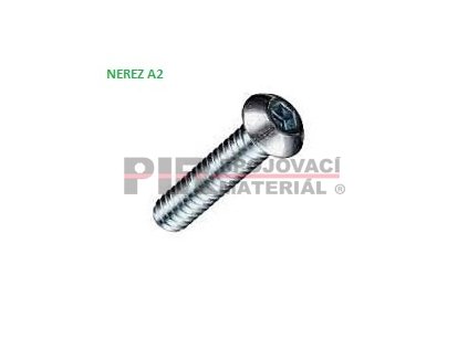 ISO 7380 A2 - M 5,0x 10 A2 nerez poľg. imbusová skrutka
