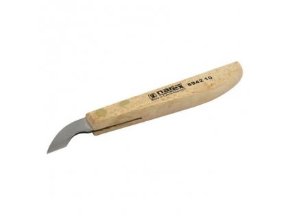 Nôž rezbársky vyrezávací malý drevená rukoväť 8942 10