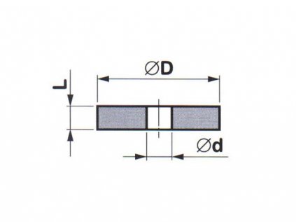 Brúsny kotúč plochý tvar T1 150x20x20 mm zelený karbid kremíka