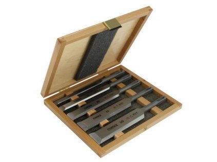 Sada dlát 8539 01 5-dielna v drevenej kazete