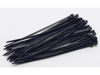 Páska viazacia 120x2,5 50ks 23810 čierna