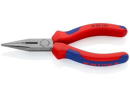 Polguľaté kliešte s britmi pre rádiomechaniku