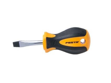 Skrutkovač plochý krátky 6 x 38 18125