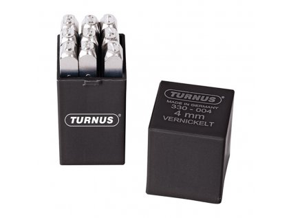 Turnus Sada číselníkov 9 diel SH 6mm poniklované 97220006