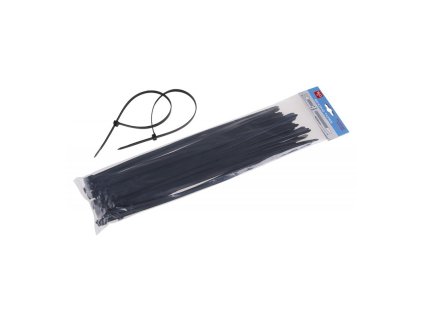 Páska viazacia 400x7,6mm 50ks 23828 čierna