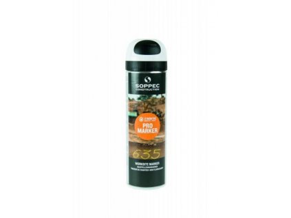 Spray 500 ml SOPPEC značkovač 12M FLUO biely 13355