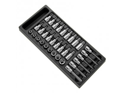 Sada hlavíc zástrčných 1/2" v module 33-dielna E032922