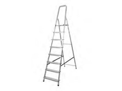 Rebrík Aluminiový 4 schodíky 7348 jednostranný Standard