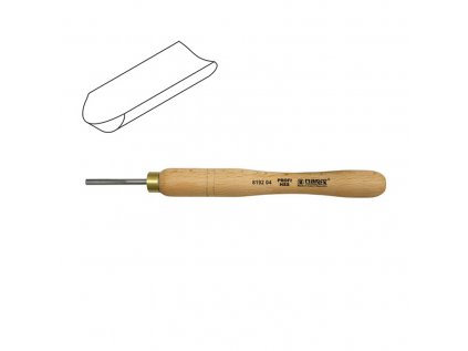 Struh žliabkový mini HSS