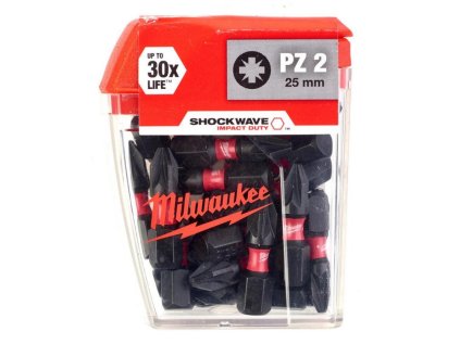 Milwaukee Sada bitov Shockwave PZ2 25 mm 25D