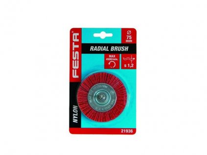 Kefa okružná nylonová Ø 75 mm