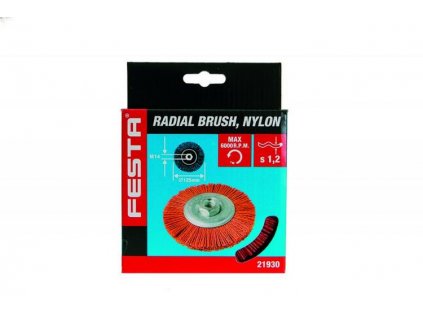 Kefa okružná nylonová  125 mm