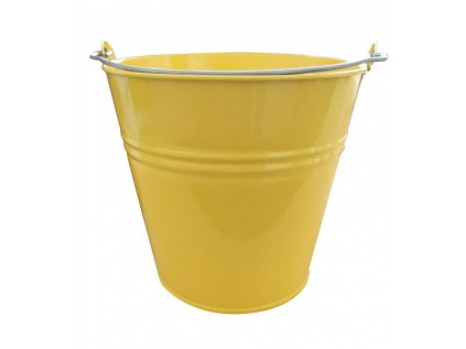 Vedro 7 l lakované žlté