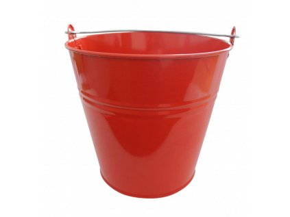 Vedro 7 l lakované červené