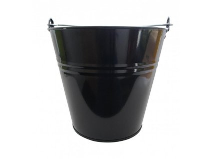Vedro 10 l lakované čierne