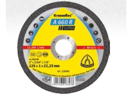 Kotúč 125x1,0 A660R nerez INOX 328906