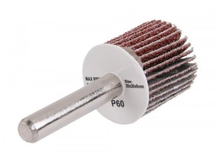 Kotúč B 20 x 20 x 6 mm na stopke lamelový P60 21851
