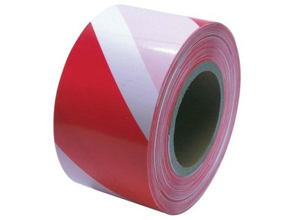 Páska výstražná 250 m červeno-biela 38948